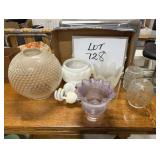 Glass Lampshade Lot