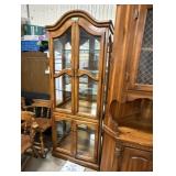 Oak Display Cabinet - Illuminated