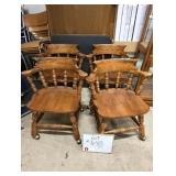 (4) Captains Chairs