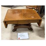 Clawfoot 1 Drawer Dropleaf Table
