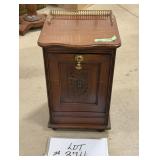 Mahogany Drop Front Scuttle Box
