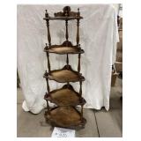 5 Tier Corner What-Not-Shelf