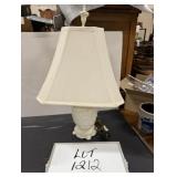 Milk Glass Table Lamp