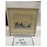 Signed Water Colour- Norwell