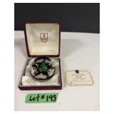 Edinburgh Paperweight 'Thistle'