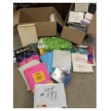 Office Supply Lot & Greeting Cards