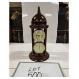Baroque Tower Clock & Thermometer