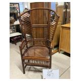 Bamboo Wingback Chair