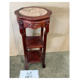 Carved Wood Chinese Stand