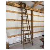 12' wooden ladder
