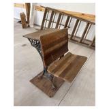 Antique school desk