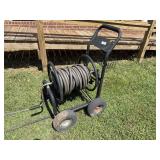 Garden hose reel cart