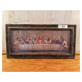 Last supper framed art - textured 3D