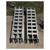 Set of hinged ramps