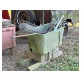 Wire, rake, sub pump, etc