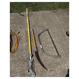 Pole saw and Crosscut saw