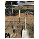 Rake, pitchfork, scoop