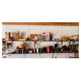 Misc content of two shelves (buffer, Raid, boots)