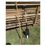 Spade & garden weeder