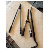 Shears & crowbar