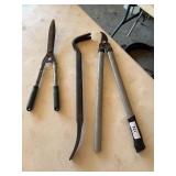 Shears & crowbar