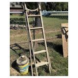 Wooden ladder