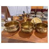 Brass Bowls and Candle