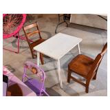 Wooden Table with 2 Chairs