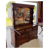 7 Drawer Dresser with Mirror