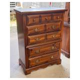 Oak 5 Drawer Chest