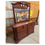 7 Drawer Dresser with Mirror