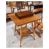 End Table with Mailbox Writing Desk