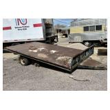 14ft Dual Axle Metal Deck Trailer