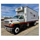 1994 GMC Topkick Cat Diesel Refrigerated Truck