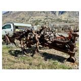 Antique 3-Wheeled Tractor & Potato Digger
