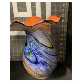 10.5 ' ART GLASS VASE