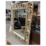 LARGE BEVELED WALL MIRROR - 45 X 55 '