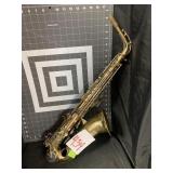26 ' VINTAGE BRASS SAXOPHONE - AS IS - MADE IN