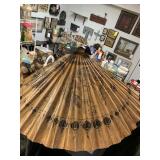 VINTAGE ASIAN DRAGON MOTIF PAPER PARASOL