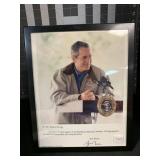 SIGNED GEORGE BUSH PRINT - 8 X 10 '