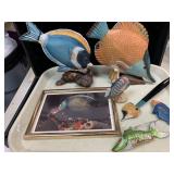 7 PCS FISH COLLECTIBLES - SOME AS IS