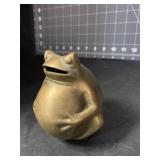 BRASS FROG BANK NO BOTTOM 4 '