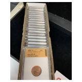 (25) 1959-1960'S GRADED PENNIES