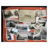 VINTAGE PHOTOGRAPHS INCLUDING OLD GAS STATION &