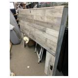 FAUX BARN-WOOD QUEEN SIZE BED COMPLETE W/