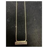 18 ' KENDRA SCOTT NECKLACE W/ DRUZZY PENDANT