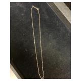 18 ' STERLING SILVER NECKLACE - 2.4 GRAMS