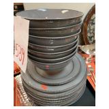15 PCS GRAY GLAZED TERRA COTTA ELITE DINNERWARE