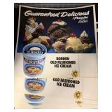 8 BORDEN ICE CREAM PAPER ADVERTISMENTS