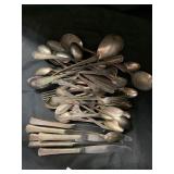 VINTAGE SILVER PLATE FLATWARE